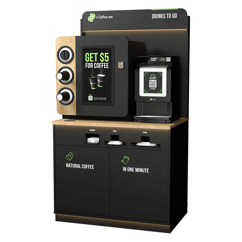 Self-service coffee shops under your brand