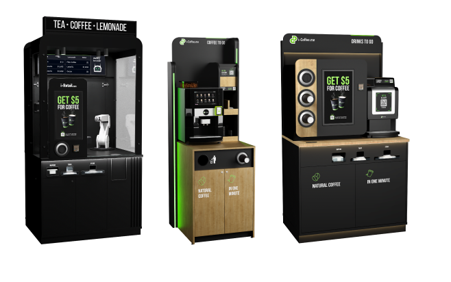 Mini self-service coffee shop